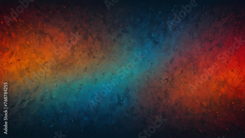 A Vibrant Display of Multicolored Abstract Nebula © Sergey
