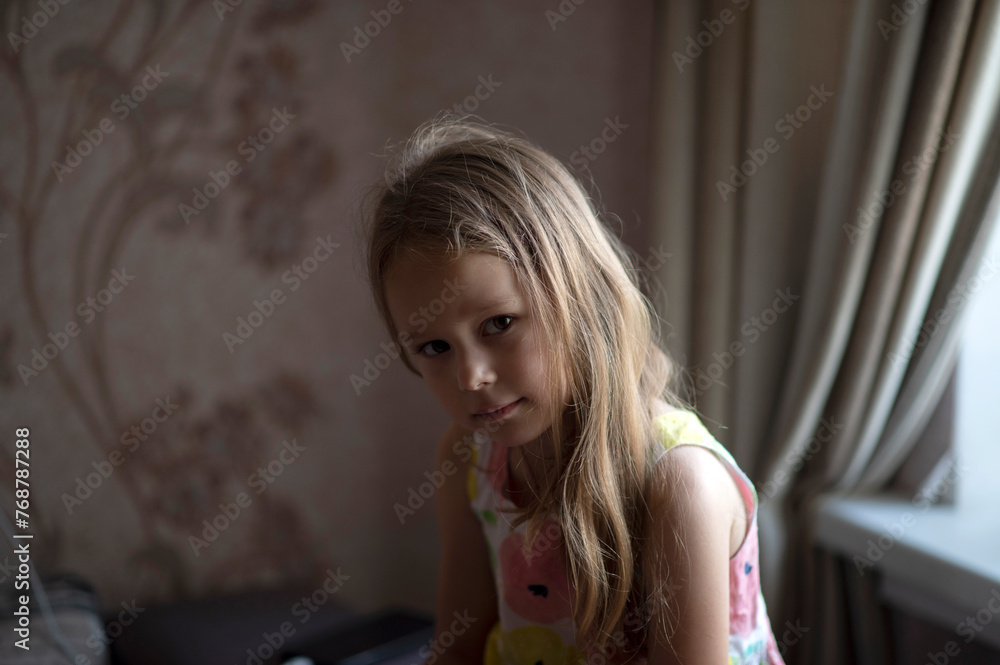 Portrait of a little girl Portrait of a little girl