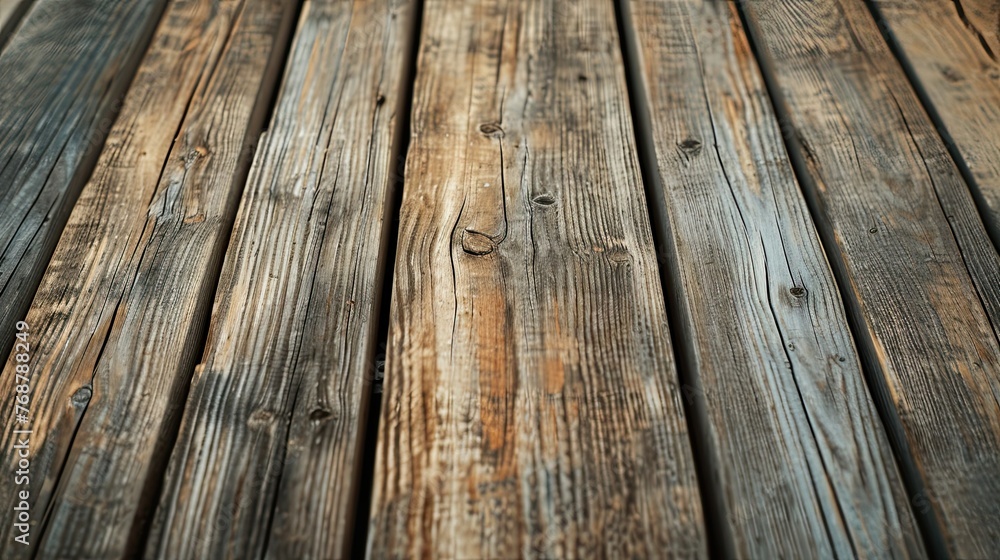 Rustic background made of old boards. Country template for copy space. Cracked wood. AI Generated Rustic background made of old boards. Country template for copy space. Cracked wood. AI Generated