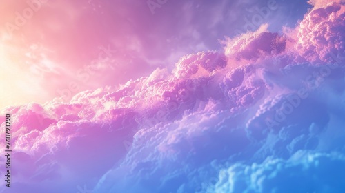 pastel gradient background with subtle animation, featuring a slow color shift from baby blue to lavender, creating a calming and immersive effect.