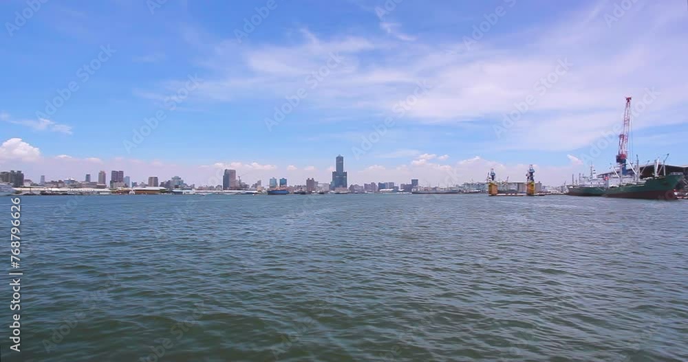 Blue Sky, Baiyun, Harbor, Harbor, Taiwan, Kaohsiung Port Blue Sky, Baiyun, Harbor, Harbor, Taiwan, Kaohsiung Port