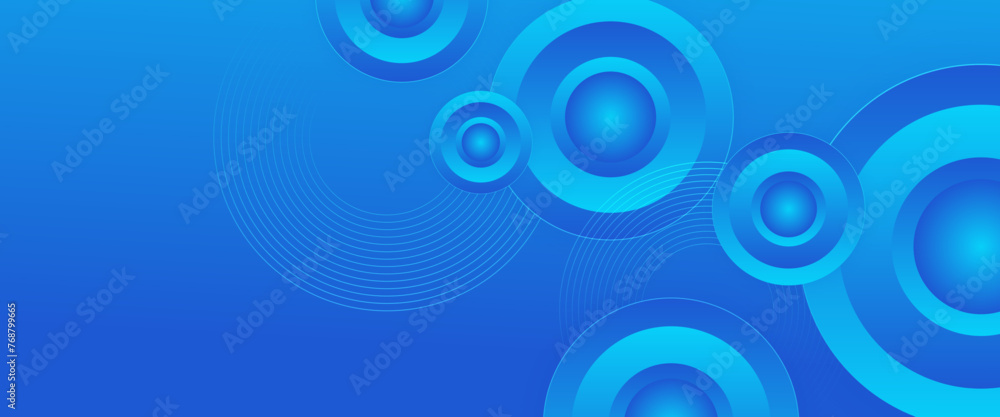 Blue abstract banner with shapes. For business banner, formal backdrop, prestigious voucher, luxe invite, wallpaper and background Blue abstract banner with shapes. For business banner, formal backdrop, prestigious voucher, luxe invite, wallpaper and background