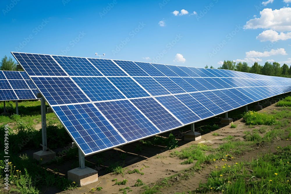 Solar Power. Solar Power Plant