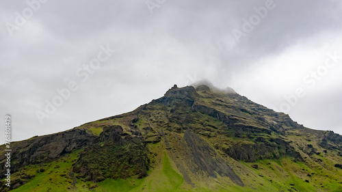 clouds over the mountains