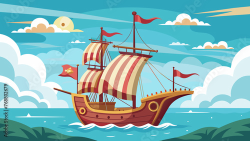 ship in the sea and svg file