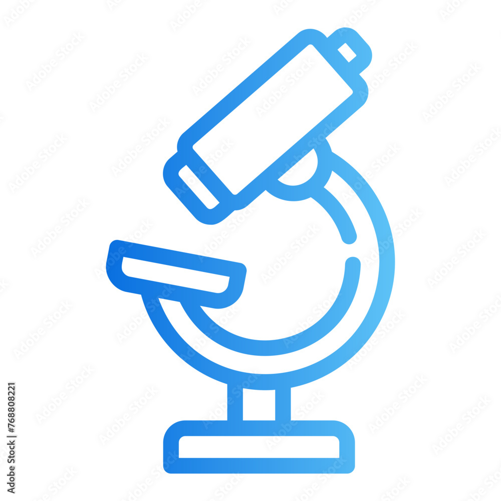 microscope gradient icon microscope gradient icon