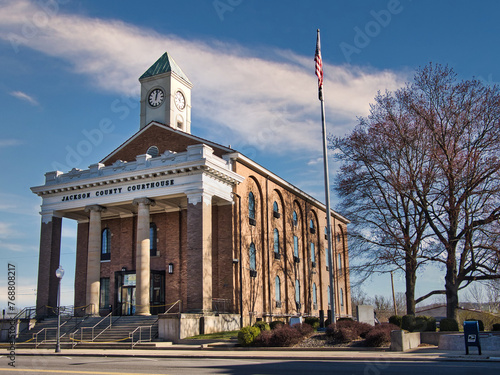 Jackson County Courthouse in Jackson Ohio USA 2024