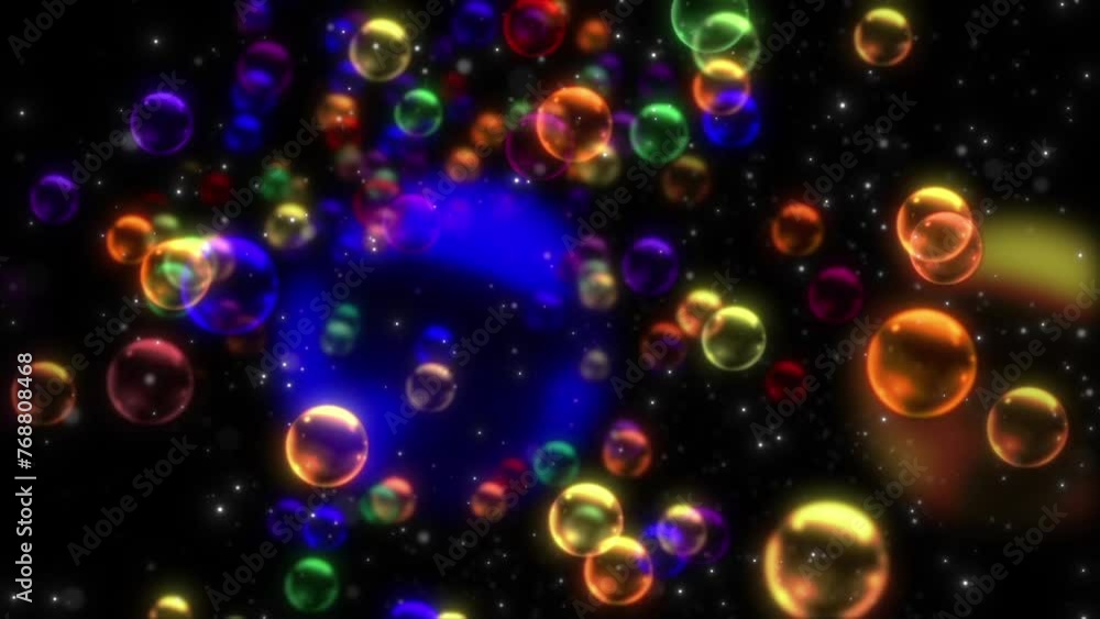 This motion stock graphic shows floating air bubbles. This motion stock graphic shows floating air bubbles.