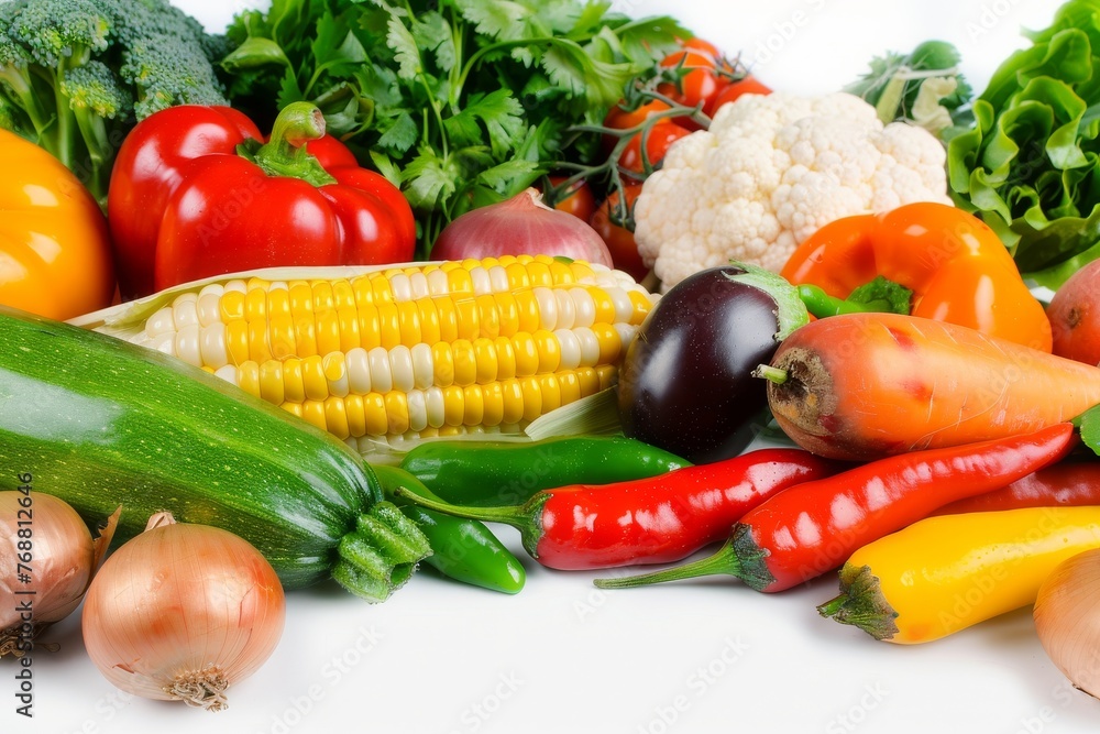 Stack of Fresh Vegetables Stack of Fresh Vegetables