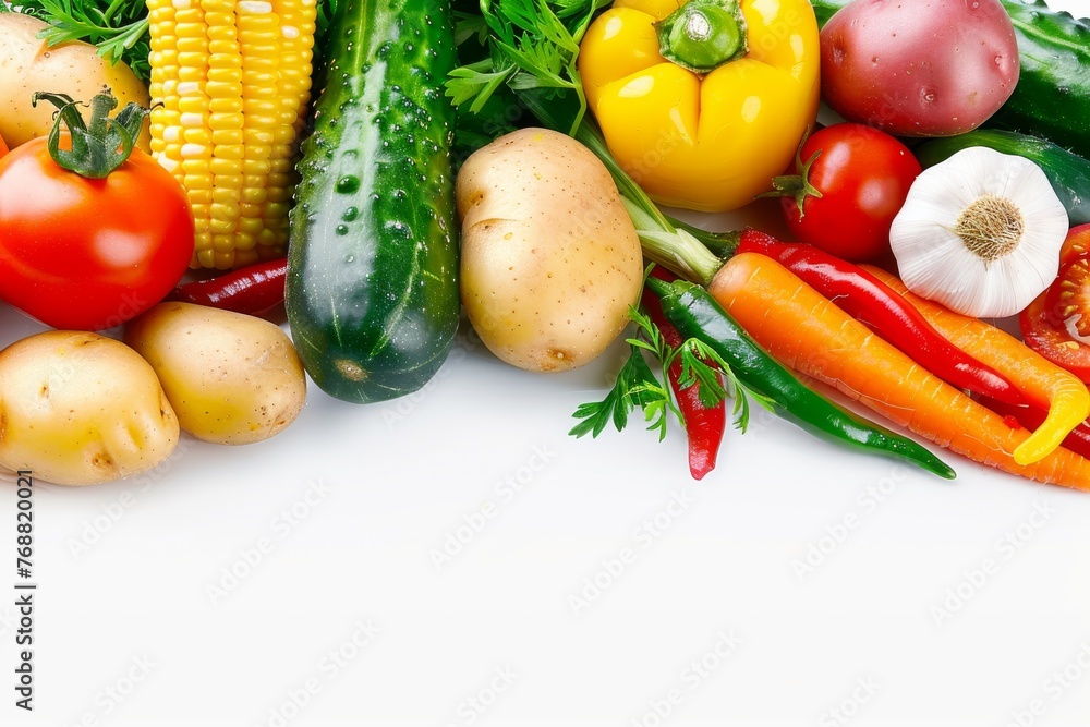 Stack of Fresh Vegetables Stack of Fresh Vegetables