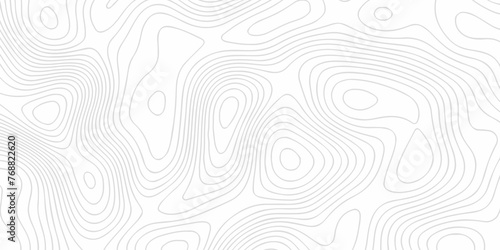 Black and white lines seamless Topographic map patterns, topography line map. Vintage outdoors style. The stylized height of the topographic map contour in lines and contours isolated.