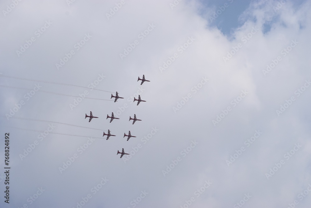 Suryakiran aerobatic was displayed Suryakiran aerobatic was displayed