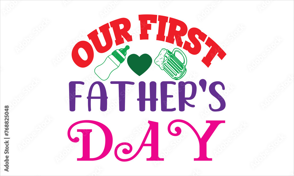 Fototapeta premium fathers day t shirt design bundle,funny dad typhogaphy vector art,mama shirt,silhouette,png,eps,illustration isolated on white background,Lettering Illustration,father life,stiker,print
