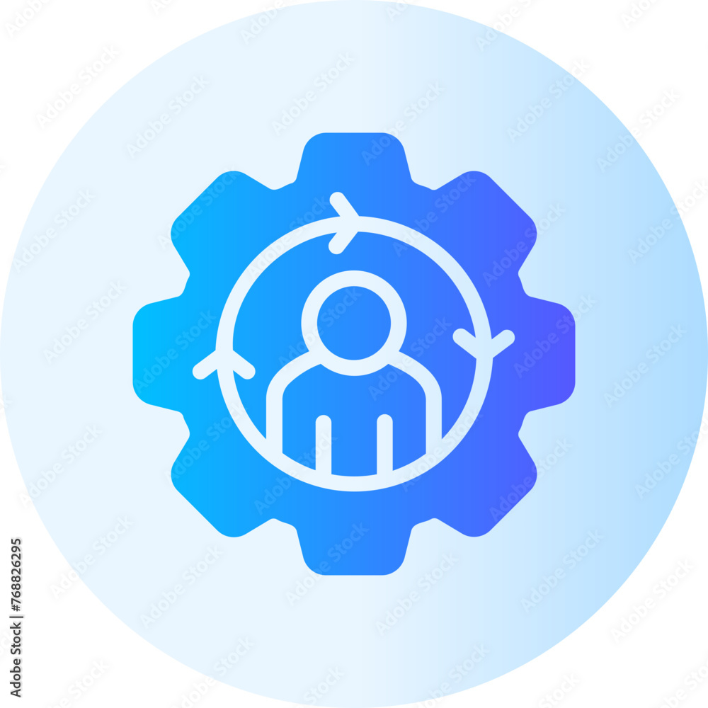 project manager gradient icon project manager gradient icon