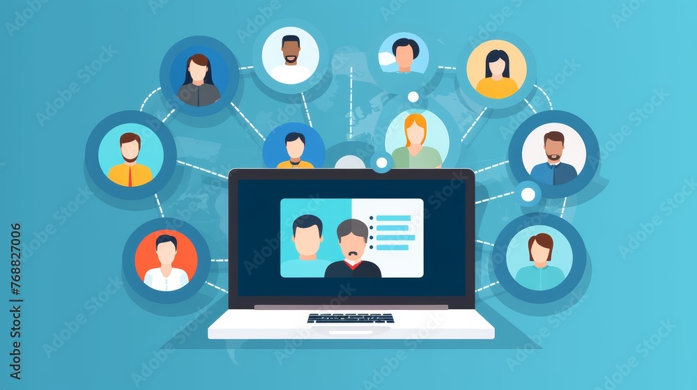 Online Meeting Network with Diverse People Online Meeting Network with Diverse People