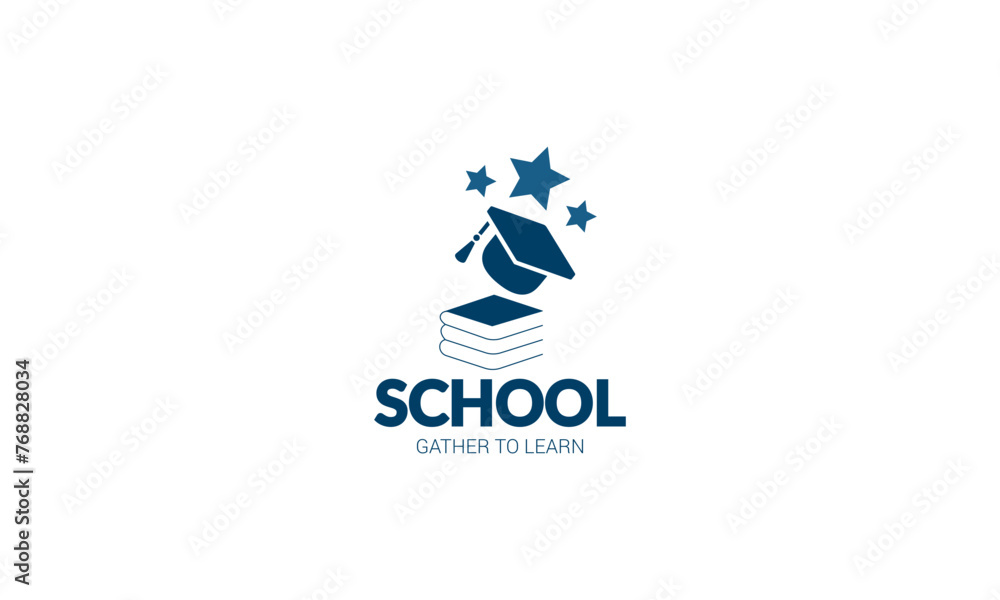 Fototapeta premium Book Logo Template vector Illustration design Art Illustration