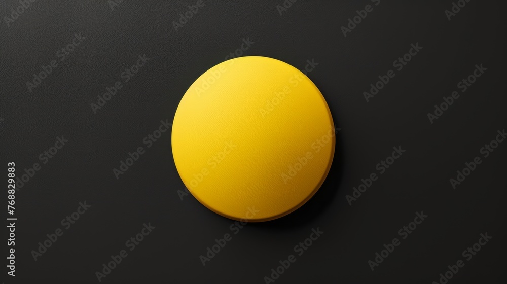 The solid yellow circle stands out against the minimalist, dark black background. Simple yet eye-catching and modern elements. This makes it suitable for a variety of designs.
