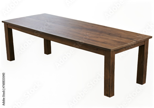 Wood table Transparency background