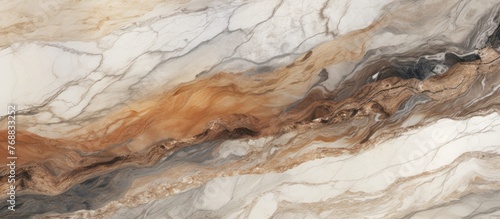 A detailed close-up view of a glossy slab marble surface, showcasing its intricate veining and high-resolution texture for digital wall and floor tiles. The marbles rustic Matt finish adds a touch of