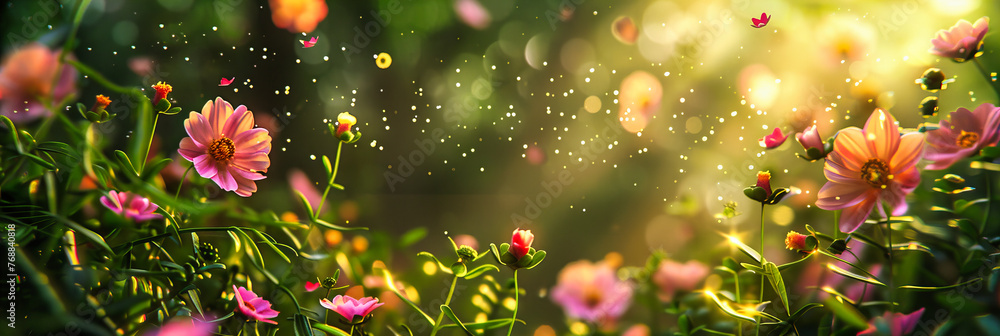 Summers Whisper: A Field of Flowers Caressed by Sunlight, Where Natures Palette Blurs Into a Soft Symphony of Color Summers Whisper: A Field of Flowers Caressed by Sunlight, Where Natures Palette Blurs Into a Soft Symphony of Color