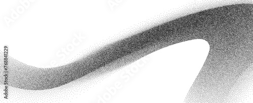Dotwork abstract background, black grain texture, Abstract stipple sand effect, gradient backdrop from dots. Vector illustration.