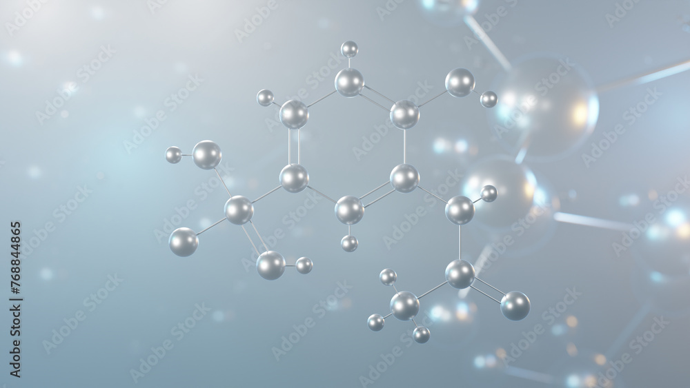 acetarsol molecular structure, 3d model molecule, anti-infective drug ...