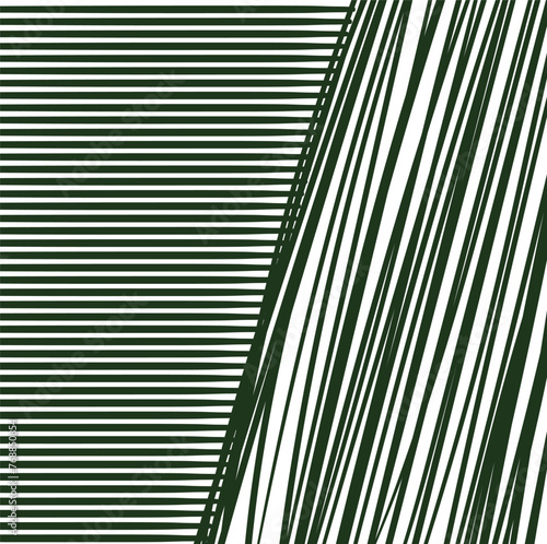 Horizontal lines and diagonal stripes in general mass.