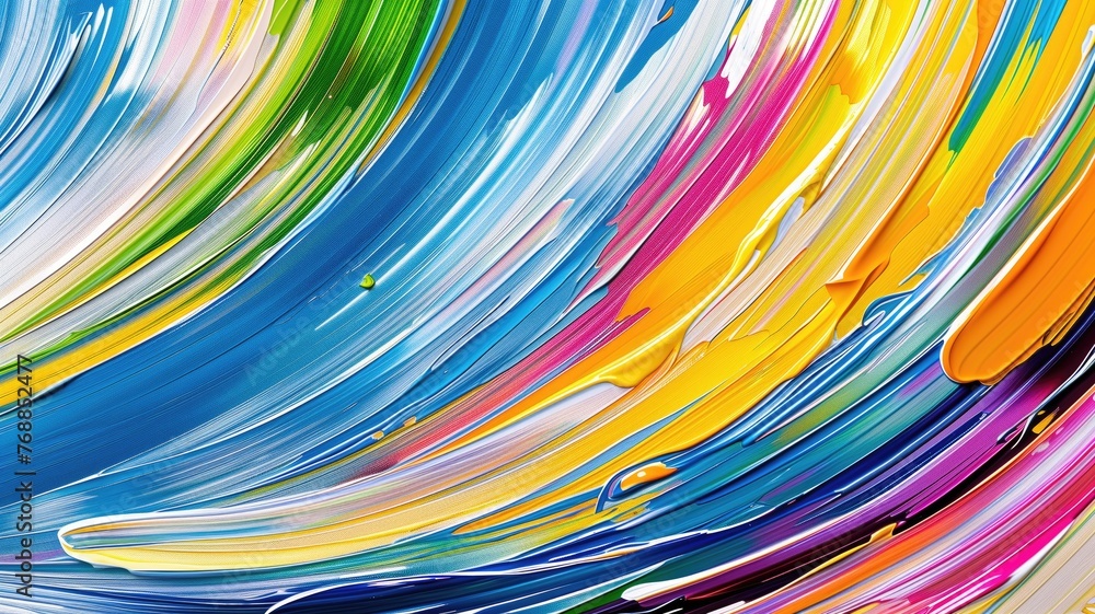 Vivid swirls of paint creating a dynamic abstract background Vivid swirls of paint creating a dynamic abstract background