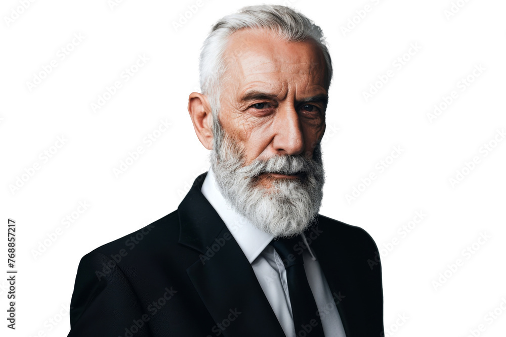 Portrait studio Smart and healthy senior business man wearing suit and t shirt that posing and smiling relaxedly isolated on transparent png background. Portrait studio Smart and healthy senior business man wearing suit and t shirt that posing and smiling relaxedly isolated on transparent png background.