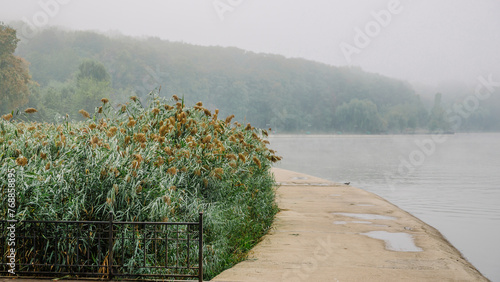 chisinau, republic of moldova, fog in the city