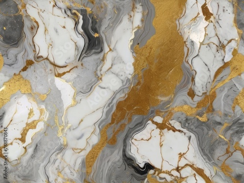 White gold marble texture background design.