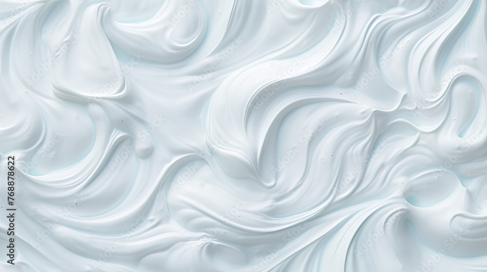 A refreshing and cool yogurt texture background, for illustrating summer-themed dairy products or healthy eating lifestyles  Ai Generative