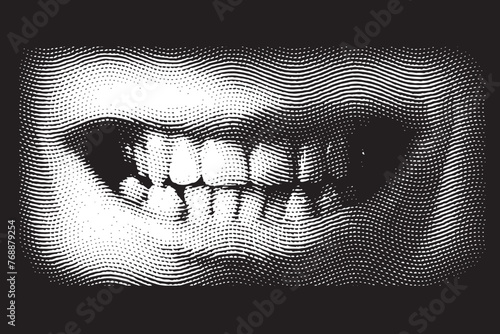 Mouth halftone