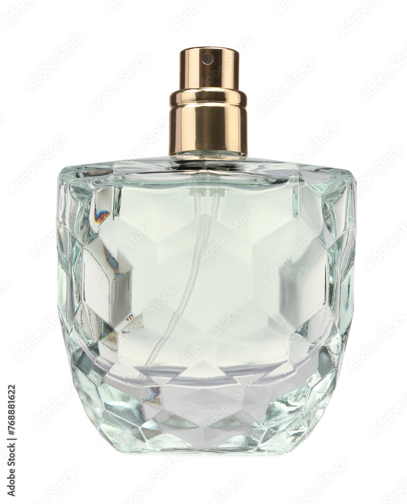 Luxury perfume in bottle isolated on white Luxury perfume in bottle isolated on white