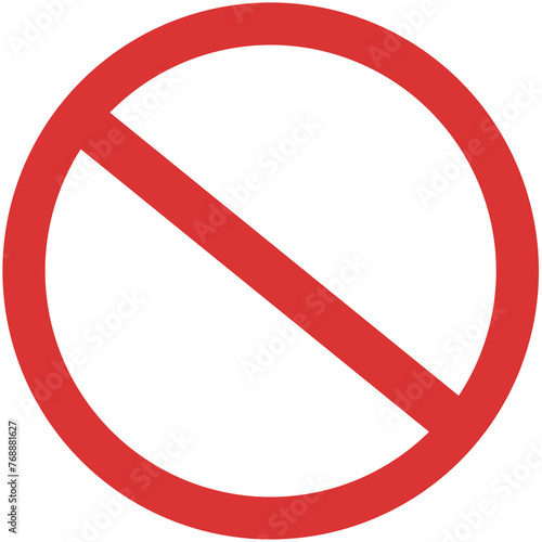 no sign icon transparent
