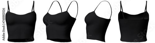 Φωτογραφία black woman camisole isolated mockup