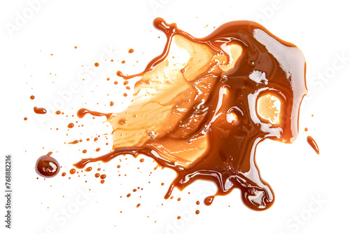 Coffee smear isolated on white background