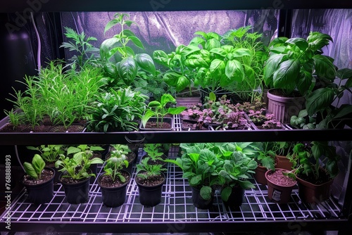 Fresh Organic Vegetables Grown in Hydroponic Greenhouses: Cultivating Healthy Nutrition Indoor generative ai
