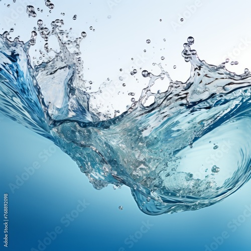 Water Splashing in Slow Motion photo