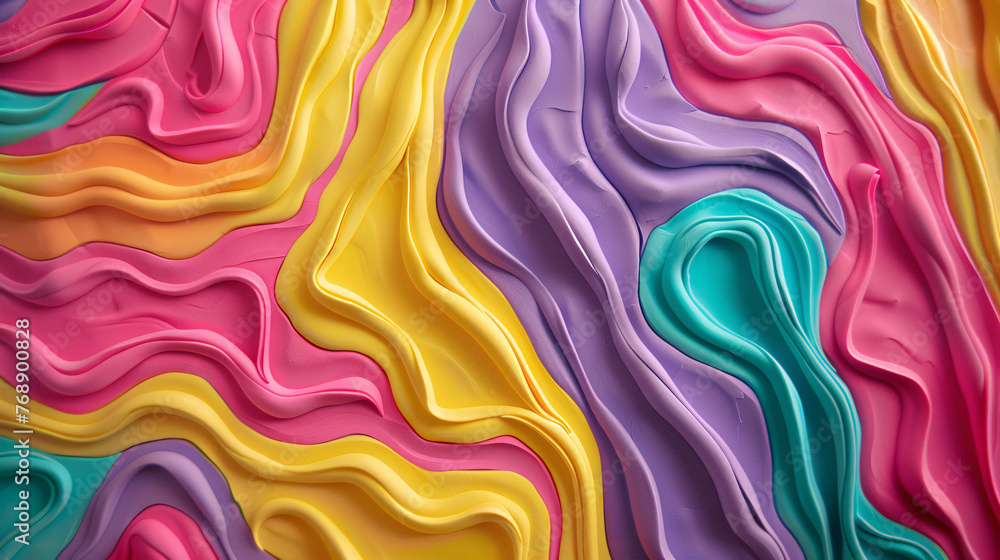 Plasticine groovy texture background Plasticine groovy texture background