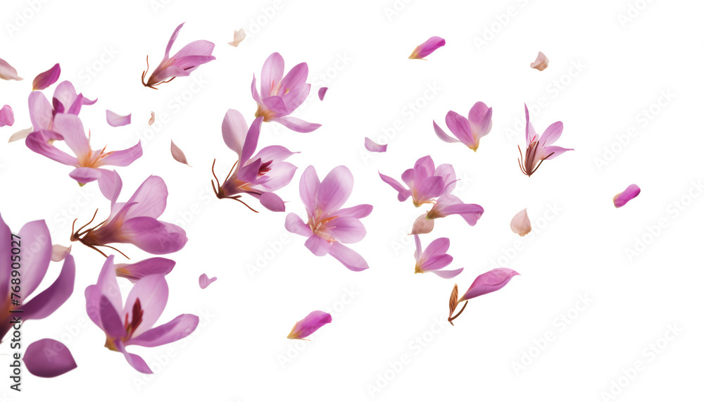 custom made wallpaper toronto digitalflying pink flowers isolated on transparent background cutout