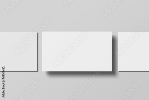  slides presentation website mockup blank