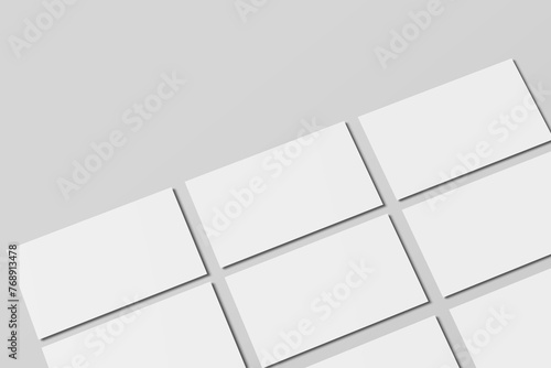 Blank Slides Presentation Website Mockup 