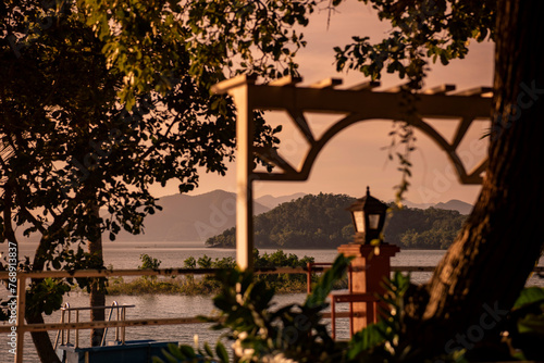 THAILAND PHETCHABURI KEANG KRACHAN DAM LAKE photo