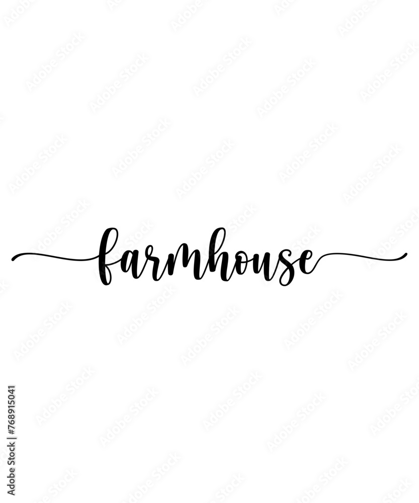 Farmhouse typography design on plain white transparent isolated background for card, shirt, hoodie, sweatshirt, apparel, tag, mug, icon, poster or badge Farmhouse typography design on plain white transparent isolated background for card, shirt, hoodie, sweatshirt, apparel, tag, mug, icon, poster or badge