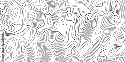 Topographic contour map. Vector cartography illustration. Abstract lines background. Line topography map contour background concept of a conditional geography scheme and the terrain path.