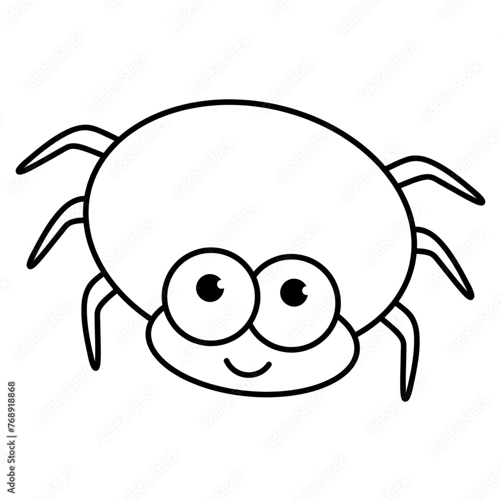 Obraz premium spider insect illustration