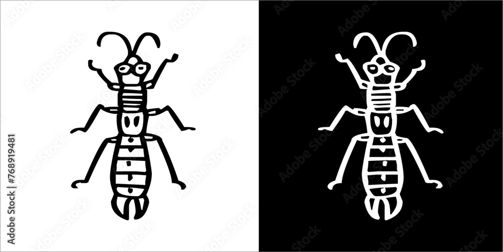 Naklejka premium Illustration vector graphics of Buggys icon