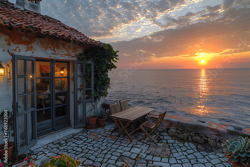 Fototapeta Naklejka Na Ścianę i Meble -  Rustica House with sea view
