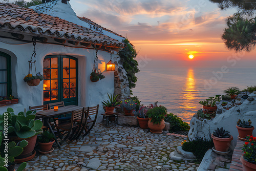 Fototapeta Naklejka Na Ścianę i Meble -  Rustica House with sea view